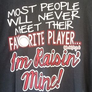 Women's Baseball Mom Black T Shirt Plus Size 2X